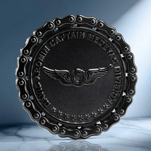 North Slope Borough Medevac Division Custom Firefighter Challenge Coin