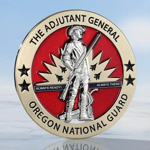Oregon National Guard Adjutant General Army Challenge Coin