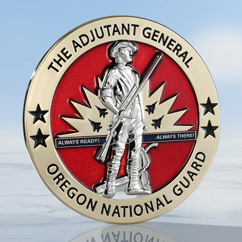 Oregon National Guard Adjutant General Army Challenge Coin