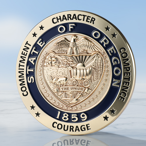 Oregon National Guard Adjutant General Army Challenge Coin