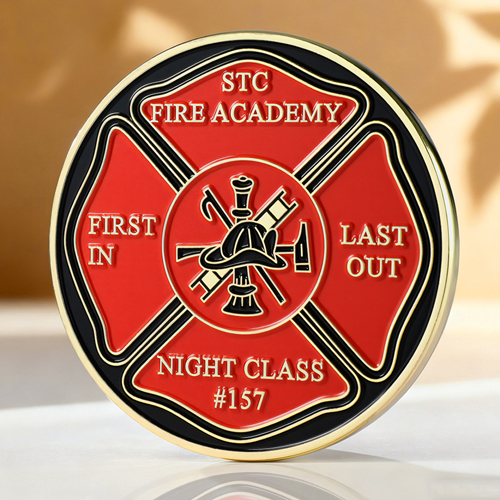 Saint Florian STC Fire Academy Challenge Coin