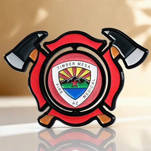 Timber Mesa Fire and Medical Firefighter Challenge Coins