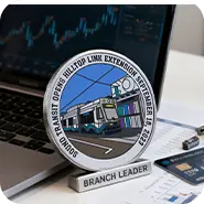 Branch Leader Commemorative Challenge Coin