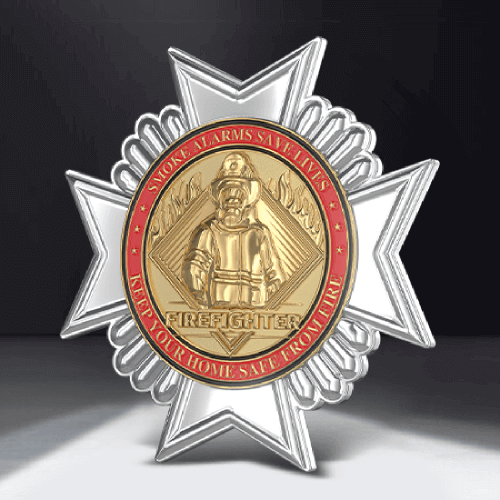 Custom Firefighter Challenge Coins in Canada
