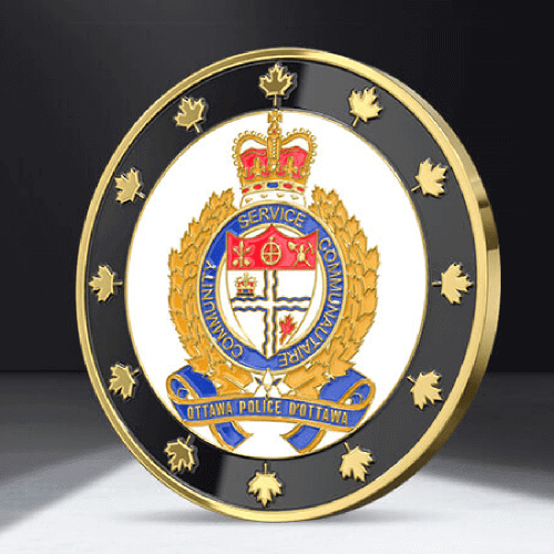 Custom Police Challenge Coins in Canada