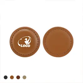 Custom Leather Magnetic Golf Ball Marker Custom Leather Magnetic Golf Ball Marker