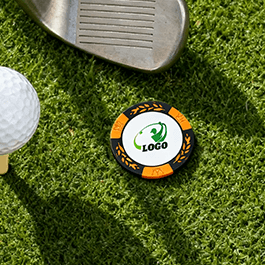 Custom Vibrant Color Golf Chip Coin