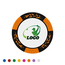 Custom Vibrant Color Golf Chip Coin