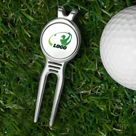 Divot Tool with Custom Logo Ball Marker Divot Tool with Custom Logo Ball Marker