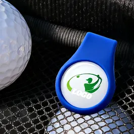 Golf Silicone Cap Clip with Ball Markers