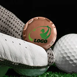 Hammered Styles Golf Antique Copper Ball Marker
