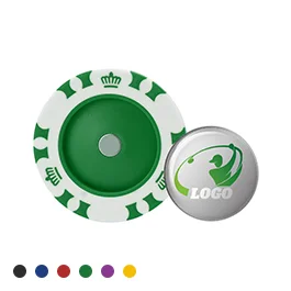 Plastic Custom Golf Marker with Golf Coins