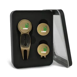 Premium Golf Divot Tool and Ball Marker Gift Set Premium Golf Divot Tool and Ball Marker Gift Set