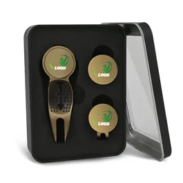 Premium Golf Divot Tool and Ball Marker Gift Set
