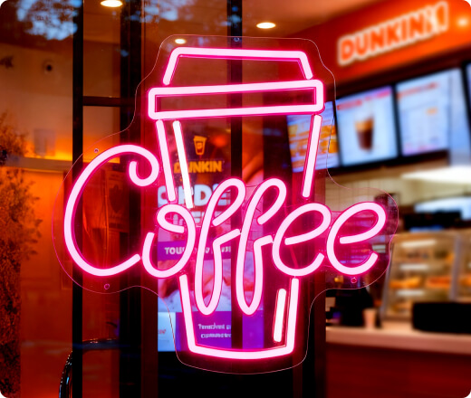 Coffee Shop Business Neon Signs