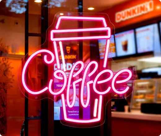 Coffee Shop Business Neon Signs