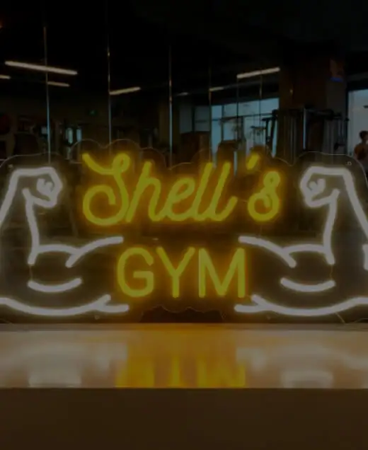 Custom Gym Neon Business Sign 2061XPpsXB