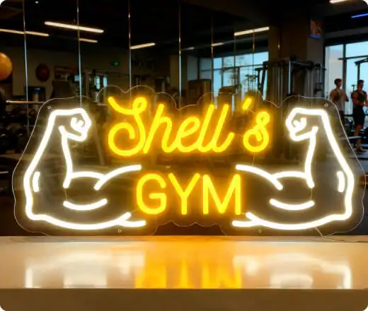 Gym Neon Business Sign