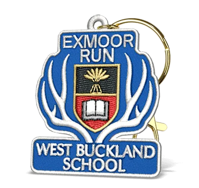 cool design embroidered keyrings