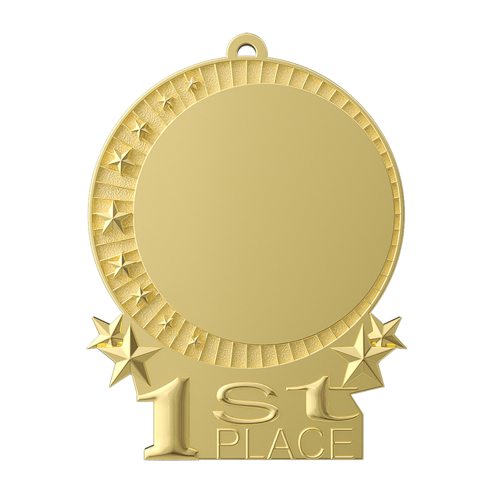 1st Place 5K Running Medal