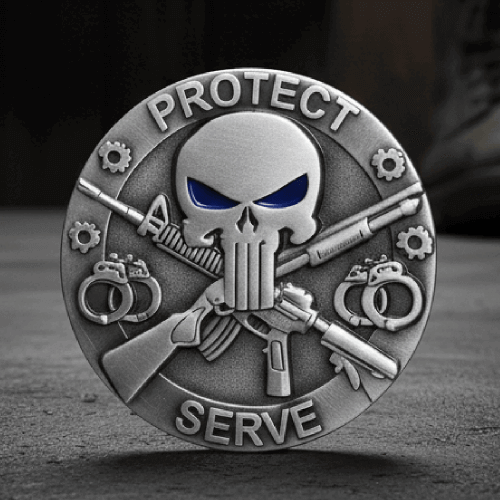 Eagle Custom Police Challenge Coins for Sale