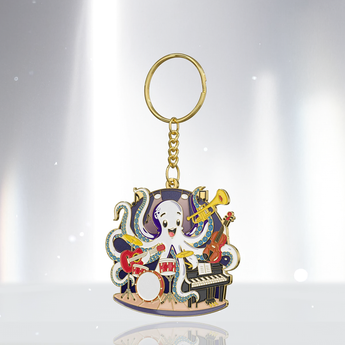 Color Changing Personalized Metal Keychain