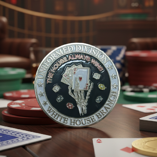 Poker Chip Challenge Coin
