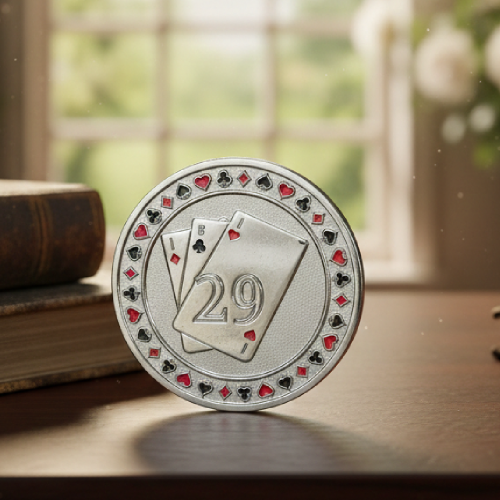 Poker Chip Challenge Coins