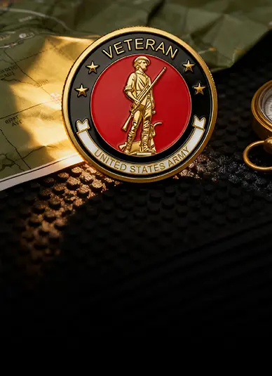 Veteran Army Honor Challenge Coins