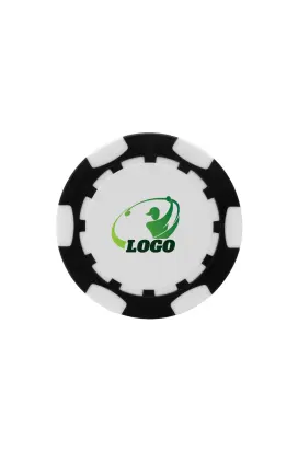 ABS Stylish Colorful Custom Golf Poker Chip Black ABS Stylish Colorful Custom Golf Poker Chip Black