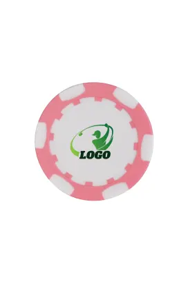 ABS Stylish Colorful Custom Golf Poker Chip Pink ABS Stylish Colorful Custom Golf Poker Chip Pink