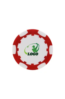 ABS Stylish Colorful Custom Golf Poker Chip Red ABS Stylish Colorful Custom Golf Poker Chip Red