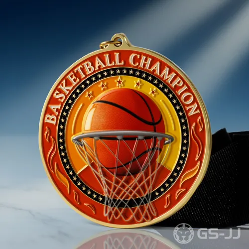 Basketball Champion Custom Medal Basketball Champion Custom Medal