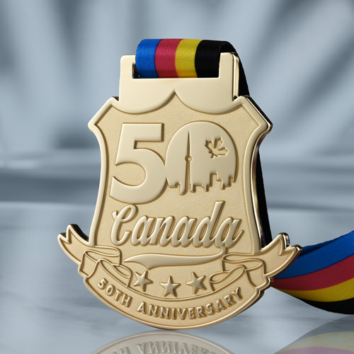 Canada Anniversary Custom Medal