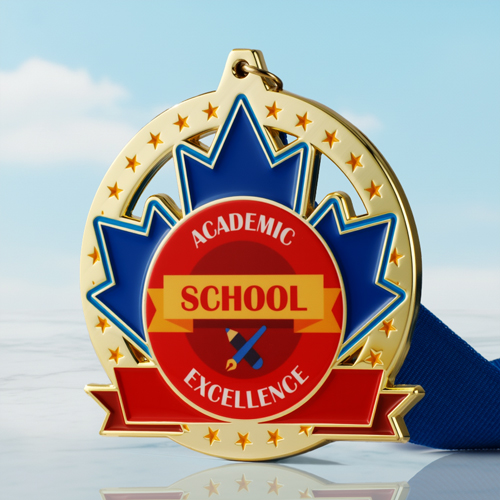 Custom Academic Excellence School Medal