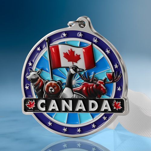 Custom Medal with National Symbols