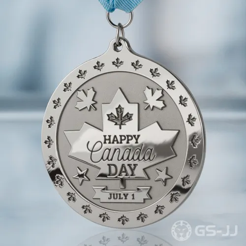 Happy Canada Day Custom Medal Happy Canada Day Custom Medal