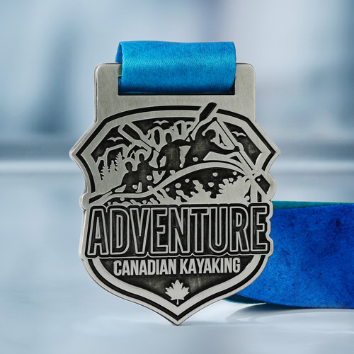 Kayaking Adventure Custom Medal