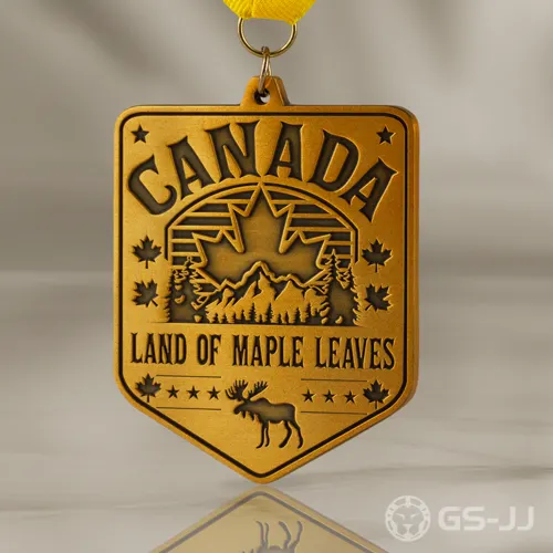 Land of Maple Leaves Custom Medal Land of Maple Leaves Custom Medal