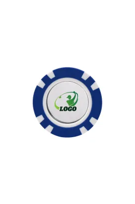 Powerful Custom Magnet Poker Chip Ball Markers Blue