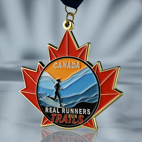 Trails Real Runner Custom Medal