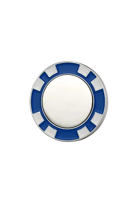 UV Full Color Personalized Golf Poker Chips Blue