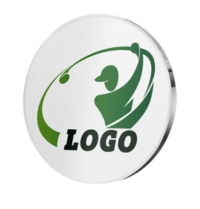 UV Printed Custom Logo Golf Ball Markers