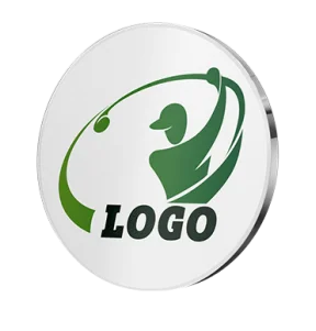 UV Printed Custom Logo Golf Ball Markers