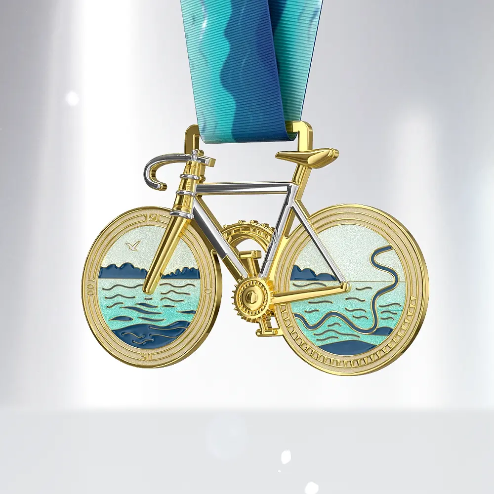 Gradient Pearlescent Medal