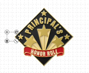 Awards Enamel Pin Template