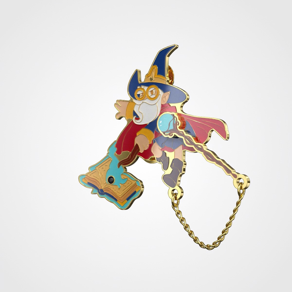 Magnetic Light‑Control Pins