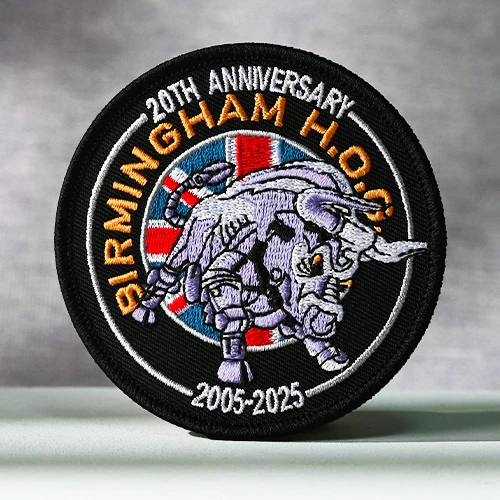 Birmingham Anniversary Custom Embroidered Patches Birmingham Anniversary Custom Embroidered Patches