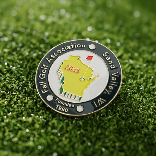 Custom 2025 FGA Sand Valley Golf Ball Markers