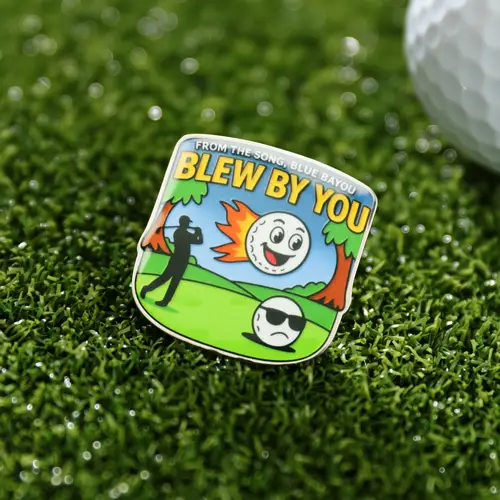 Custom Blew By You Cartoon Golf Ball Markers